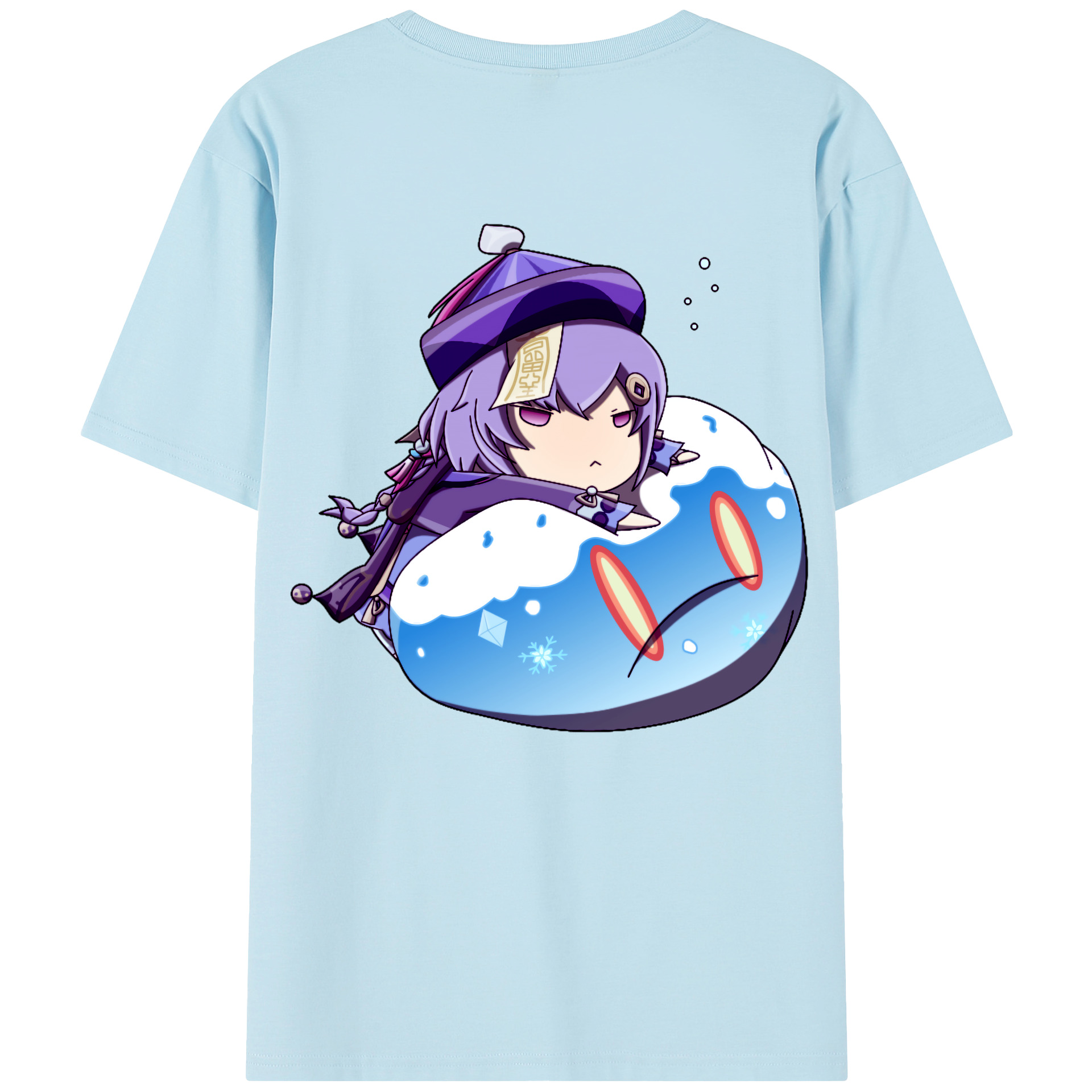 げんし神 七七 なな  genshin Nana 綿100％半袖Tシャツ（背面プリント）